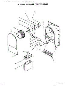 10 - Remote Ventilator parts for Thermador Cooktop GGN30W from AppliancePartsPros.com