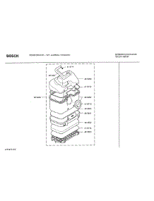 02 - Dust Container parts for Bosch BSG81296 UC/03 from AppliancePartsPros.com