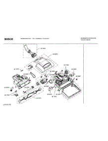 05 - Carpet / Floor Nozzle parts for Bosch BSG81296 UC/03 from AppliancePartsPros.com