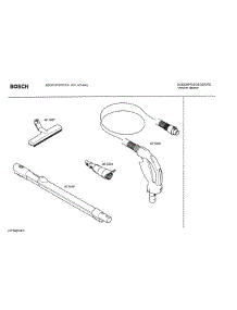 03 - Hoses & Accessories parts for Bosch Vacuum BSG81370 UC/03 from AppliancePartsPros.com