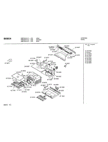 03 - Oven Components parts for Bosch Wall Oven HBN742 AUC (FD 8207-) from AppliancePartsPros.com
