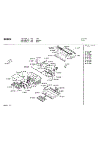 03 - Oven Components parts for Bosch Wall Oven HBN745 AUC (FD 8207-) from AppliancePartsPros.com