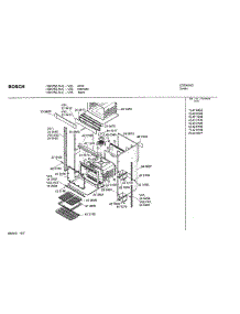 07 - Lower Body parts for Bosch Wall Oven HBN756 AUC (FD 8207-) from AppliancePartsPros.com