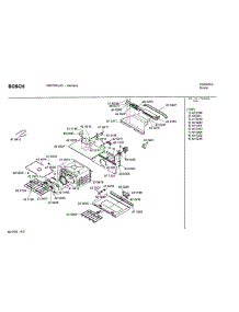 03 - Upper Oven Components parts for Bosch Wall Oven HBN765 AUC (FD 8207-) from AppliancePartsPros.com