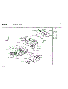 05 - Lower Oven Components parts for Bosch Wall Oven HBN765 AUC (FD 8207-) from AppliancePartsPros.com