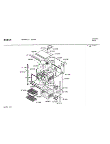 06 - Upper Body parts for Bosch Wall Oven HBN765 AUC (FD 8207-) from AppliancePartsPros.com