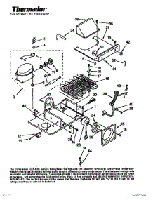 21 - Upper Unit parts for Thermador Refrigerator TSS48QBB from AppliancePartsPros.com