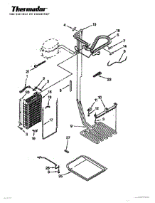 22 - Lower Unit & Tubing parts for Thermador Refrigerator TSS48QBW from AppliancePartsPros.com