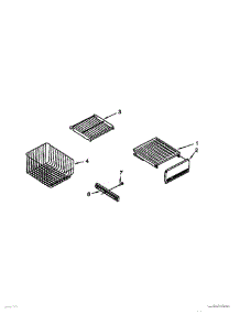 08 - Freezer Shelves parts for Thermador Refrigerator TSS48QBB00 from AppliancePartsPros.com