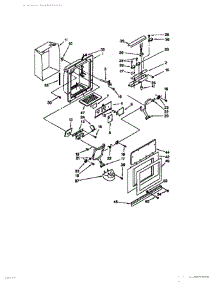 12 - Dispenser & Front parts for Thermador Refrigerator TSS48QBB00 from AppliancePartsPros.com