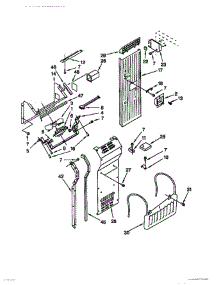 15 - Air Flow & Reservoir parts for Thermador Refrigerator TSS48QBB00 from AppliancePartsPros.com