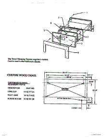 02 - Drawer Front parts for Thermador Griddle TWD21 from AppliancePartsPros.com