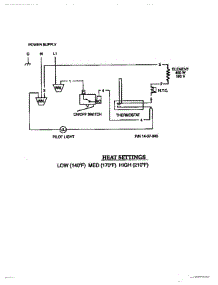 04 - Schematic Diagram parts for Thermador Griddle TWD21 from AppliancePartsPros.com