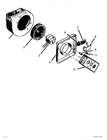 05 - Integral Ventilator parts for Thermador Cooktop WCECV30 from AppliancePartsPros.com