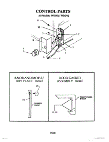 03 - Control parts for Thermador Warming Drawer WD27QB from AppliancePartsPros.com