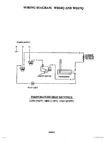 07 - Wiring Diagram parts for Thermador Warming Drawer WD24QB from AppliancePartsPros.com
