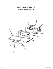 02 - Door Assembly parts for Thermador Warming Drawer WD24W from AppliancePartsPros.com