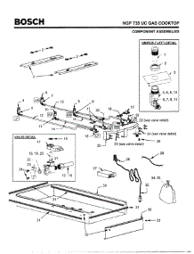 02 - Component Assemblies parts for Bosch NGP735 UC (FD 8202-) from AppliancePartsPros.com