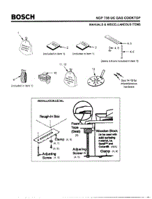 03 - Manuals & Miscellaneous Items parts for Bosch NGP735 UC (FD 8202-) from AppliancePartsPros.com