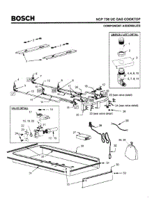 02 - Component Assemblies parts for Bosch NGP736 UC (FD 8202-) from AppliancePartsPros.com