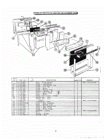 08 - Door parts for Thermador Oven CMT-19 SERVICE CODE H & UP from AppliancePartsPros.com