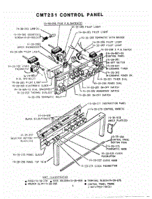 05 - Control Panel parts for Thermador Oven CMT-231 from AppliancePartsPros.com