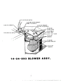 08 - Blower Assembly parts for Thermador Oven CMT-231 from AppliancePartsPros.com