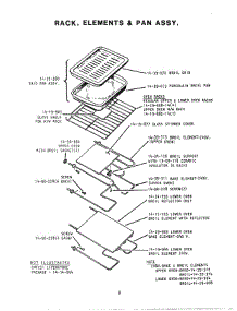09 - Rack, Elements & Pan Assy parts for Thermador Oven CMT-231 from AppliancePartsPros.com