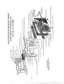 10 - Shutterless Microwave Upper Door parts for Thermador Oven CMT-231 from AppliancePartsPros.com