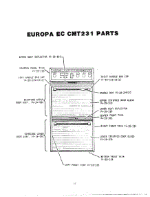 12 - Europa Ec Parts parts for Thermador Oven CMT-231 from AppliancePartsPros.com
