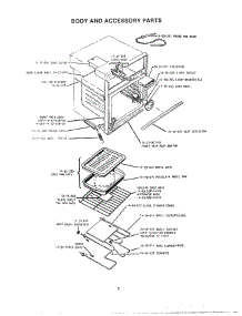 03 - Body & Accessory Parts parts for Thermador Oven CMT-131 from AppliancePartsPros.com