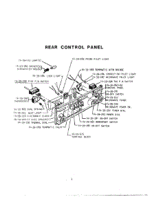 05 - Rear Control Panel parts for Thermador ECCMT-131 from AppliancePartsPros.com