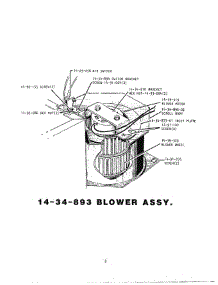 09 - Blower Assembly parts for Thermador ECCMT-131 from AppliancePartsPros.com