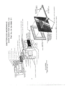 10 - Shutterless Microwave Oven Door parts for Thermador Oven CMT-131 from AppliancePartsPros.com