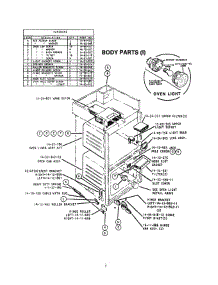 02 - Body parts for Thermador Oven CMT-127 from AppliancePartsPros.com