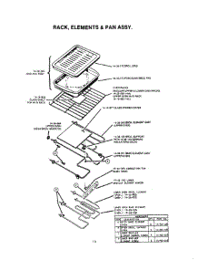 15 - Rack, Elements & Pan Assy parts for Thermador Oven CMT-227 from AppliancePartsPros.com