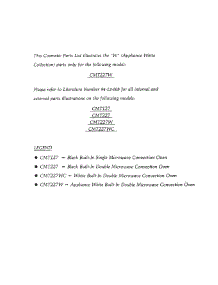 02 - Explanation parts for Thermador Range CMT227W from AppliancePartsPros.com