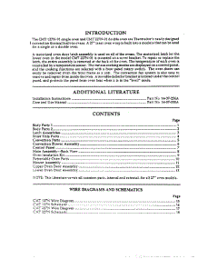 02 - Introduction, Additional Literature parts for Thermador Range CMT127N-01 from AppliancePartsPros.com