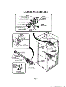 05 - Latch Assemblies parts for Thermador Wall Oven CMT227N-01 from AppliancePartsPros.com