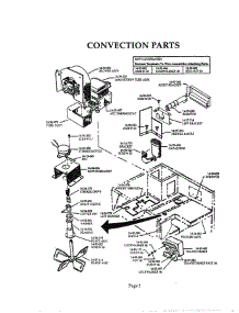 07 - Convection parts for Thermador Range CMT127N-01 from AppliancePartsPros.com