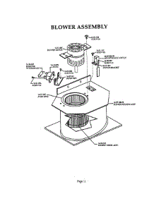 13 - Blower Assembly parts for Thermador Range CMT127N-01 from AppliancePartsPros.com