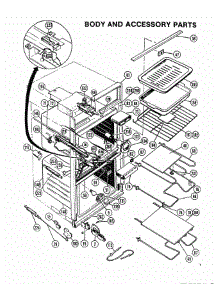 03 - Body & Accessory Parts parts for Thermador Oven CMT-21 from AppliancePartsPros.com
