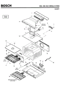 02 - Cavity parts for Bosch Wall Oven HBL436 AUC (FD 8202-) from AppliancePartsPros.com