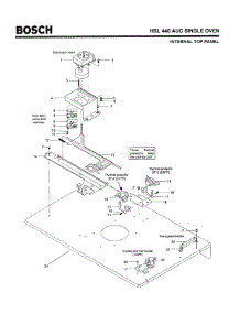 03 - Internal Top Panel parts for Bosch Wall Oven HBL446 AUC (FD 8202-) from AppliancePartsPros.com