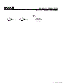 08 - Manuals & Miscellaneous Items parts for Bosch Wall Oven HBL455 AUC (FD 8202-) from AppliancePartsPros.com