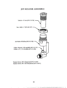 65 - Jet Holder Assembly parts for Thermador PRG304US from AppliancePartsPros.com