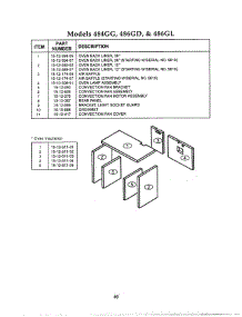 46 - Insulation parts for Thermador Range PRG484GGUS from AppliancePartsPros.com