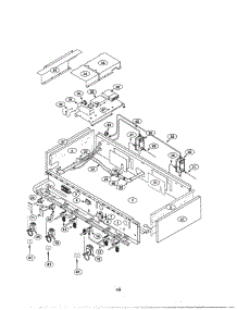48 - Burner Box parts for Thermador Range PRG484GGUS from AppliancePartsPros.com