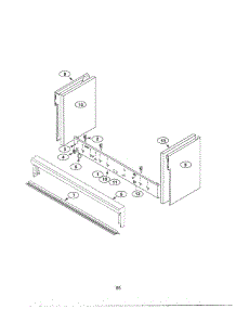 54 - Control Panel parts for Thermador Range PRG484GGUS from AppliancePartsPros.com