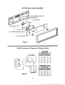 11 - Clock Kit Front & Schematic & Wiring parts for Thermador Oven CMT-18 from AppliancePartsPros.com